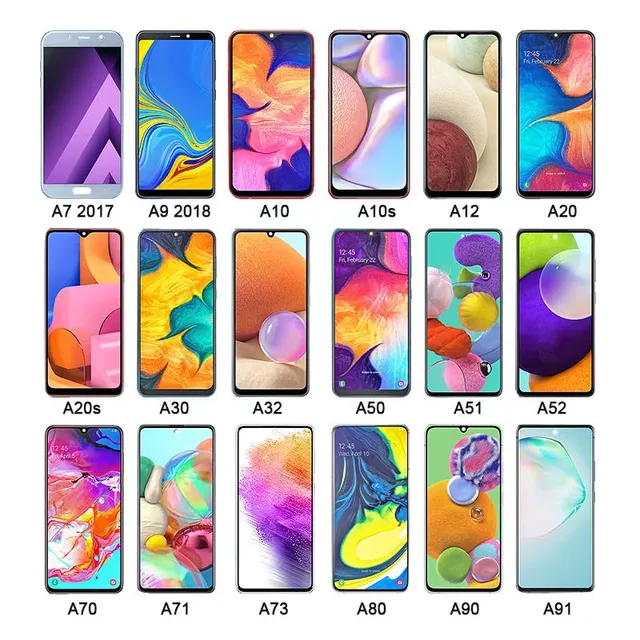 Phone AMOLED Lcd Screen for Samsung A10 A20 A30 A40 A50 A60 A70 A80 A90 A51 A71 A12 A21S Lcd Touch Screen Replacement Display