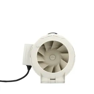 Tavuk/banyo/depo/yatak odası için yeni tasarım 3 inç inline kanal fanı (120v EC motorlu)