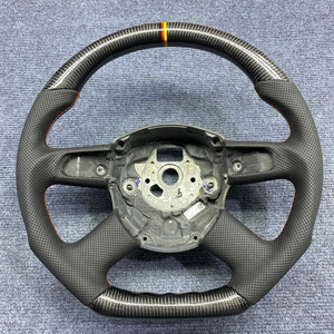 Volante Sportivo Personalizzato CE per <span class=keywords><strong>Audi</strong></span> con Fibra di Carbonio e Pelle per Modelli B9 A3/A4/A5/A6/A7/A8 - Product Image 5