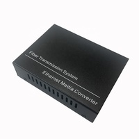 Cable de Fibra Óptica Simplex de 10/100/1000M Gigabit, 3KM, con Conversor de Medios a RJ45 para Red LAN