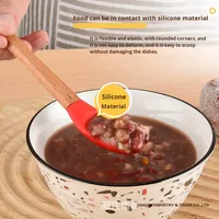 Spatule en silicone, mini-cuillère, outil de pâtisserie pour la crème et les gâteaux, pour un usage domestique