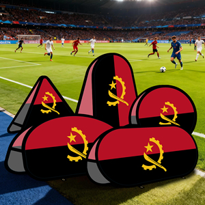 Angola Oval Pop up <b>Banner</b> Warp-knitted Fabric for Outdoor Advertising Promotion Outdoor Tent - Product Image 4