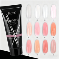 Gel de modelage 3D pour ongles, fortifiant, longue tenue, 30g, couleur nude naturelle, pour extension d'ongles, gel couleur toutes saisons