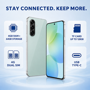 Téléphone 4G double SIM, écran 6,65 pouces, Android 12, 4 Go de RAM, 64 Go, 4500 mAh, appareil photo 16 MP, déverrouillage facial, type C, pour la communication mobile quotidienne - Product Image 2