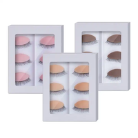 Vender Supply Lash Tools Cils Mannequin Head Remplacement Paupières Silicone Amovible Formation Paupières Pour Lash