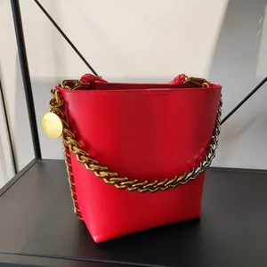 2023 Summer New Soft Polyester Fiber Material Natural Open With Strap Can Be One-Shoulder Women's Bucket Bag
