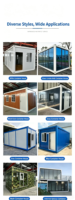 Maison conteneur abordable, 2 chambres, compacte, en kit