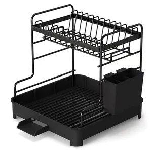 BX Group Stainless Steel Kitchen Dish Rack Drainer Dish Draining Rack