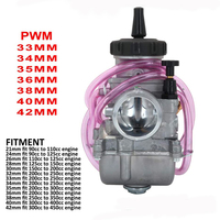Carburateur haute Performance pour moto, PWK, 42MM, pour ATV et mobylettes, 300cc, 350cc, 400cc, 450cc, livraison gratuite