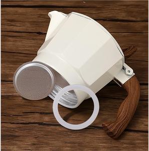 <span class=keywords><strong>Cafetière</strong></span> Moka <span class=keywords><strong>italienne</strong></span> à valve unique pour la préparation manuelle de café à la maison, 1/2/3/6/9 tasses, ensemble d'ustensiles pour la préparation du café Moka - Product Image 6