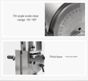 Máy phay đầu chỉ số đa năng Máy phay đầu chỉ số thủ công nhanh theo chiều dọc và chiều ngang Bộ phận đầu chỉ số chính xác - Product Image 2