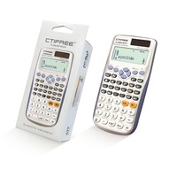 Calculatrice scientifique de pointe modèle FX991es-plus avec fonction calendrier et prise en charge du logo personnalisé pour un usage éducatif