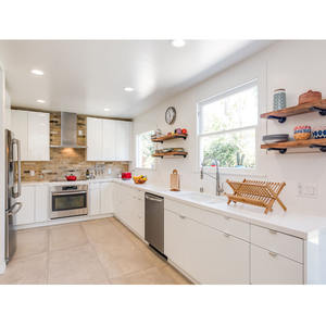 Armoire de <span class=keywords><strong>cuisine</strong></span> en laque brillante, armoire de <span class=keywords><strong>cuisine</strong></span> avec Long comptoir - Product Image 2