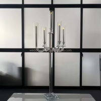 Nouveau design Centres de table pour bougies de mariage Bougeoir conique avec bougeoir personnalisé Hurricane