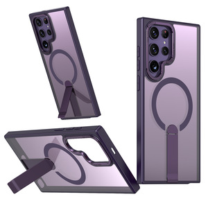 เคสโทรศัพท์มือถือซัมซุง แบบแม่เหล็ก ป้องกันการกระแทก ครอบคลุมเต็มรูปแบบ ผิวด้าน ทำจากวัสดุ TPU อะคริลิก แม่เหล็ก ดีไซน์เรียบง่าย - Product Image 5