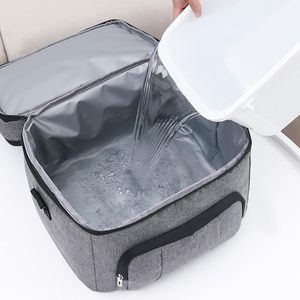 New Designer Outdoor Cooler Bag Thicken Aluminum Foil Insulation Bag Picnics Camping Oxford Fresh-keeping Food Lunch Bag - Product Image 4