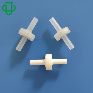 วาล์วตรวจสอบแบบทรงกระบอกตรงทำจากพลาสติกเกรดอาหาร พร้อมไดอะแฟรมยางฟลูออโร สำหรับสื่อที่เป็นกรดอ่อนและเป็นด่าง - Product Image 2