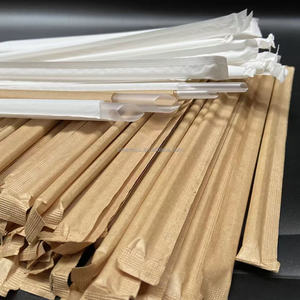 Cannucce Atops 6mm * 210mm monouso ecologiche in plastica pieghevole per bevande da festa, confezionate singolarmente - Product Image 6