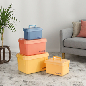 Organizzatore di plastica eco-friendly contenitore modellato a iniezione PP uso domestico che conserva libri cibo forma rettangolare Design europeo - Product Image 5