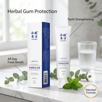 Dentifrice naturel à la menthe sans fluorure, anti-caries, blanchissant, haleine fraîche, marque privée, vente en gros personnalisée
