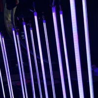 Barre led RGBW avec couvercle circulaire, installation de contrôle fixe, sans support de pixels de scène, barre led, couvercle laiteux, nouveauté 2021