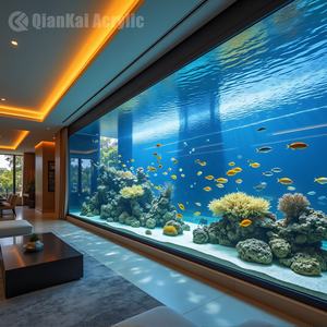 Moderne Luxe Transparante Grote Acryl Aquarium Tafel Aquarium Aquarium Salontafel Te Koop - Product Image 1