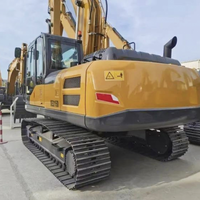 Excavatrice sur chenilles robuste XE215G, châssis durable pour les opérations sur site minier