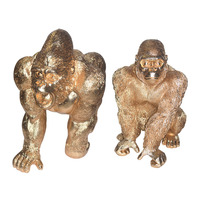 Vente en gros de grandes statues d'animaux zèbre tigre léopard girafe gorille lions cheval statue sculpture en résine