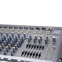 Système de sonorisation professionnel Thinuna PMX-H Series Pro Audio, console de mixage audio stéréo professionnelle 12 canaux pour mariage, fête, scène
