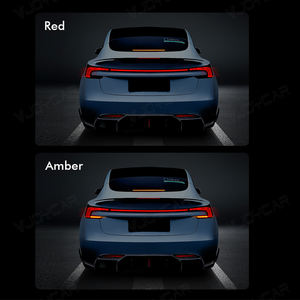 Luci Posteriori Complete VJOYCAR Modello 3 Highland con Indicatori di Direzione e Freni per <span class=keywords><strong>Tesla</strong></span>, <span class=keywords><strong>Accessori</strong></span> Esterni Aggiornati NUOVI 2024+ - Product Image 5