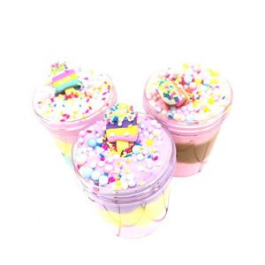 Hot Sale 60ml Eco-Friendly Yellow Playdough Colorful <b>Magic</b> Changing Fluffy Slime Cross-Border Design Butter Foaming Clay Plastic - Product Image 3