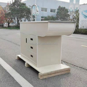 Equipo veterinario OSCAT, mesa de eliminación húmeda de acero inoxidable para laboratorio y Hospital, L1400xW600xH880mm - Product Image 6