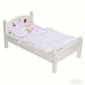 <span class=keywords><strong>Lit</strong></span> <span class=keywords><strong>de</strong></span> <span class=keywords><strong>poupée</strong></span> en bois mignon le plus vendu pour les enfants <span class=keywords><strong>de</strong></span> 2 à 7 ans, ensemble <span class=keywords><strong>de</strong></span> jouets <span class=keywords><strong>de</strong></span> meubles pour jeux <span class=keywords><strong>de</strong></span> rôle pour bébés - Product Image 3