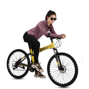 China Factory Direct Bicicleta <span class=keywords><strong>plegable</strong></span> de carbono más <span class=keywords><strong>ligera</strong></span> de 26 pulgadas con 24 marcos Freno de disco 24 y Llanta de aleación de magnesio - Product Image 2