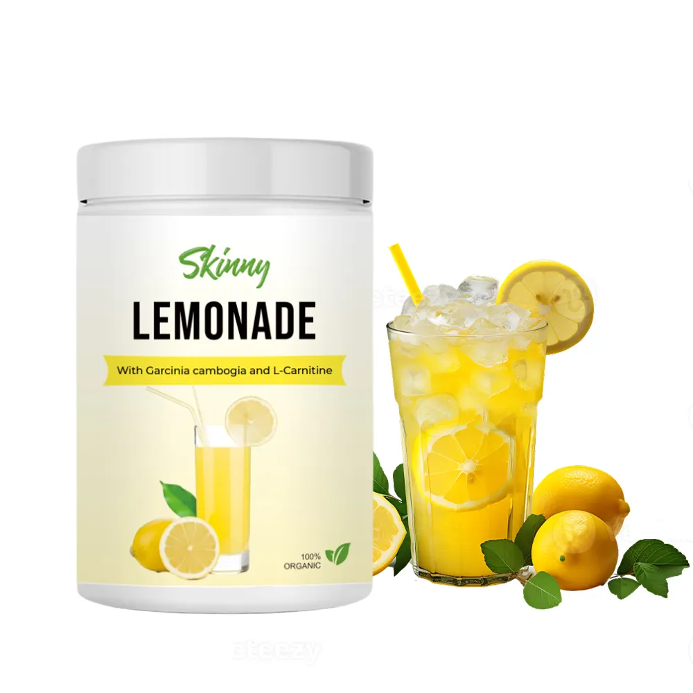 Weight loss metabolism suppresses appetite superfood lemon flavor Skinny Lemonade Detox Powder