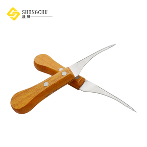 Dụng Cụ Nhà Bếp Dụng Cụ Hải Sản Thiết Thực Dao Lột Tôm Bằng Thép Không Gỉ Có Tay Cầm Bằng Gỗ - Product Image 6