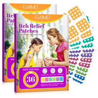 ELAIMEI marque privée soulagement instantané des piqûres de moustiques pour enfants autocollant de patch anti-démangeaison, patchs de soulagement des démangeaisons des piqûres de moustiques