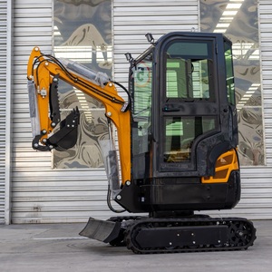 Mini-excavatrice insonorisée HT-13 de 1,3 tonne avec porte à double joint pour travaux de terrassement en milieu hospitalier, certifiée CE Euro <span class=keywords><strong>5</strong></span>, faible niveau sonore intérieur - Product Image 3