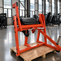 Machine à curls assis professionnelle à charge par plaques pour biceps, banc de curls Preacher, équipement de fitness pour salle de sport