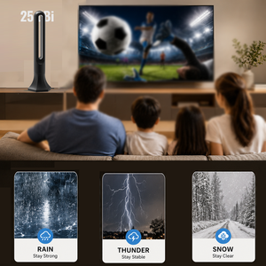 <span class=keywords><strong>Antena</strong></span> HDTV Magnética <span class=keywords><strong>de</strong></span> Largo Alcance <span class=keywords><strong>de</strong></span> 25dBi para Interiores, para Casa, RV, Camping, 4K 1080P ASTC/DVB-T2, <span class=keywords><strong>Antena</strong></span> <span class=keywords><strong>de</strong></span> <span class=keywords><strong>TV</strong></span> Portátil con <span class=keywords><strong>Amplificador</strong></span> - Product Image 3