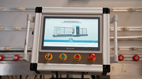 Centro de Trabajo Vertical Automático de Precisión para Vidrio, Equipo Inteligente CNC para Procesamiento, Corte, Pulido y Fabricación de Vidrio