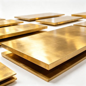 <b>Thin</b> Decorative H90 Brass Plate <b>Mirror</b> Bright Copper Sheet for Interior Wall Panel Furniture Cabinet Metal Inlay Decoration - Product Image 1