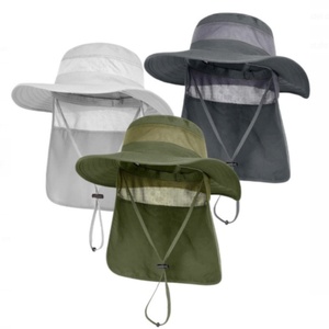 Custom Men's Summer Sun <b>Hat</b>: Quick-Drying, Breathable, UV-Resistant, Water-Repellent Fisherman-Style Sunshade <b>Hat</b> - Product Image 2