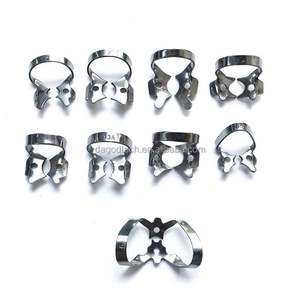 คีมเจาะเขื่อนสำหรับคลินิกทันตกรรมเครื่องมือจัดฟันยางแบบเจาะรูที่หนีบเขื่อนชุดดูแลช่องปากคีมสกัด - Product Image 1