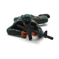 Jouet militaire, soldat peint, lumière clignotante, soldat rampant, jouet électrique en plastique, nouveaux jouets électroniques, cadeau unisexe, jouet ABS