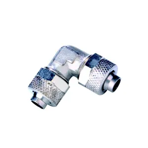 High Quality Rapid Tube Adapter Connector End port RUL Air Ferruleless Fitting Union Elbow Brass Fittings