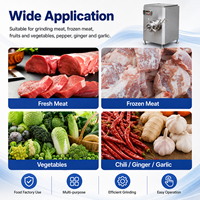 Machine à hacher la viande commerciale, hachoir à viande robuste pour viande congelée, pour l'industrie alimentaire, transformation de la viande