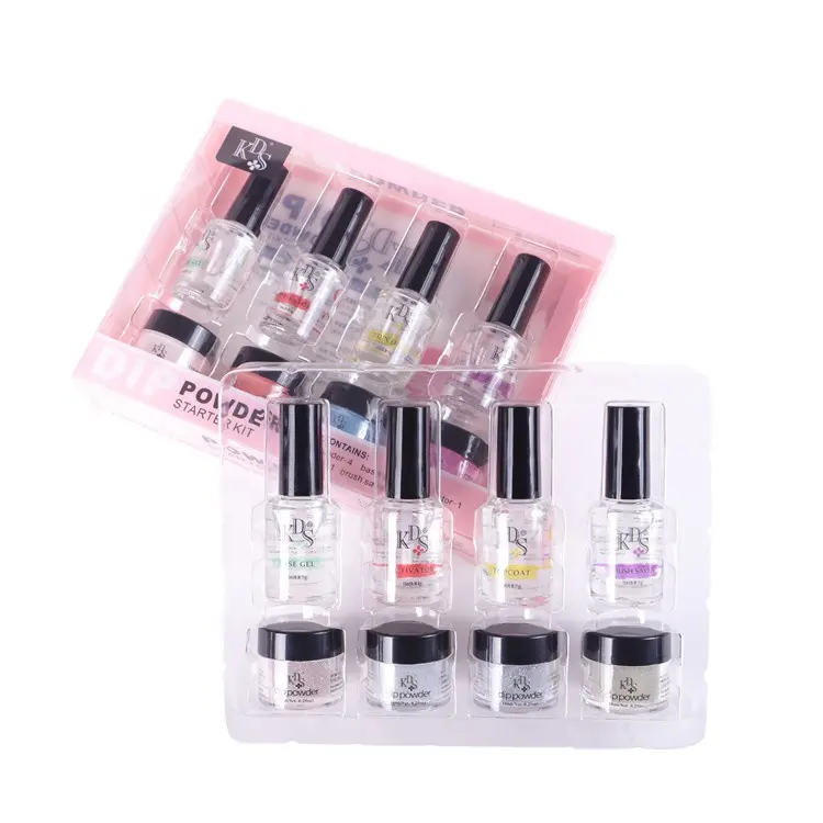 KDS dip poeder nagels starter kits, acryl dompelen poeder sets met gratis monsters