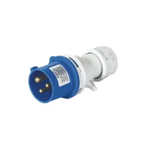 Cee 16a 32a 63 250 220 V 400 V 440 V Meerdere Mannelijke Vrouwelijke Amp Eenfase Ip67 Waterdichte Industriële stekker En Stopcontact Pdu 3 5 Pin