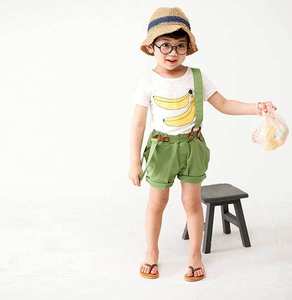 Pantalon en jean court classique à volants pour garçon, vente en gros - Product Image 3